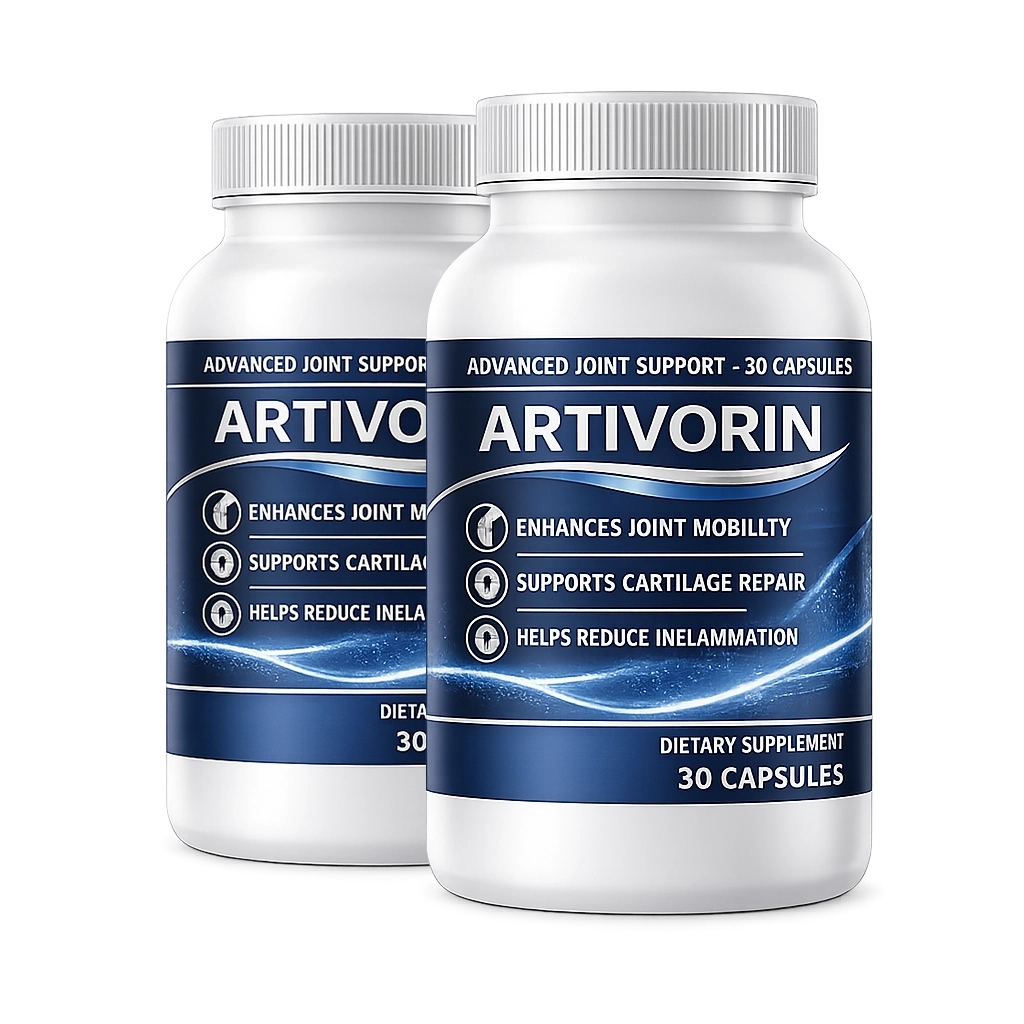 Artivorin vegan capsules and bottle daily joint support
